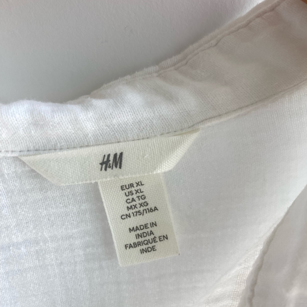 H and M 100% cotton shirt size ХL. 009